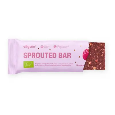 Vilgain Sprouted Energy Bar – málna 35 g