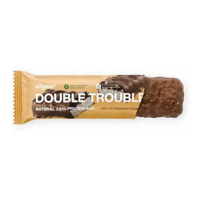 Vilgain Double Trouble Protein Bar – Mogyorókrém tejcsokoládéval 55 g