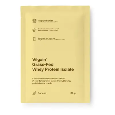 Vilgain Grass-Fed Whey Protein Isolate – banán 30 g