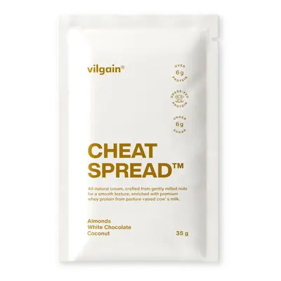 Vilgain Cheat Spread – mandula fehér csokoládéval és kókusszal 35 g