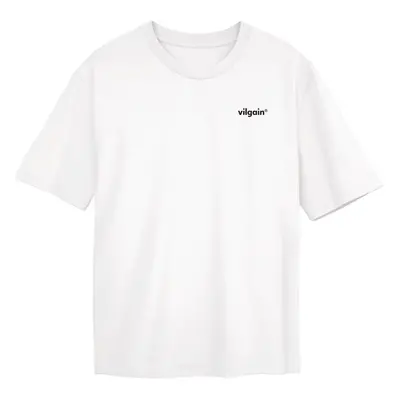 Vilgain Logotype Badge Tee – L Fehér