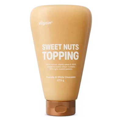 Vilgain Sweet Nuts Topping – Földimogyoró fehér csokoládéval 270 g