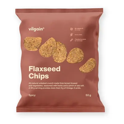 Vilgain Lenmag chips – Pikáns 50 g