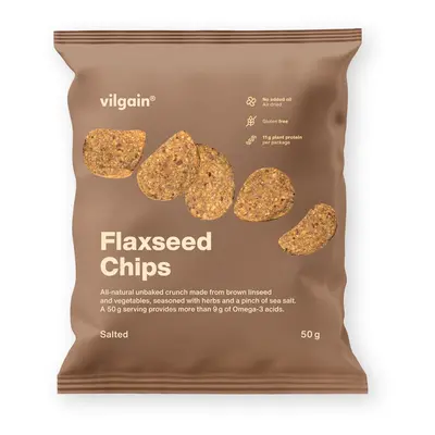 Vilgain Lenmag chips – sózott 50 g