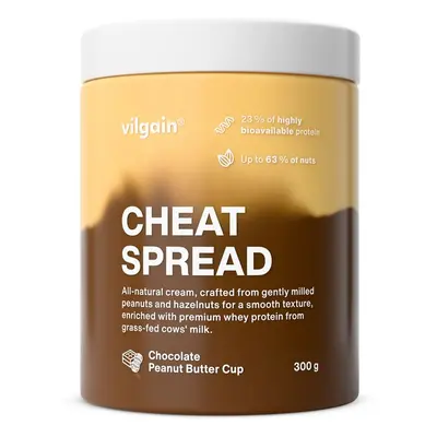 Vilgain Cheat Spread – natúr mogyorókrém grass-fed fehérjével 300 g