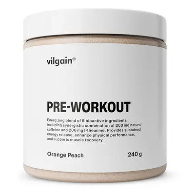 Vilgain Pre-Workout – Narancs őszibarackkal 240 g