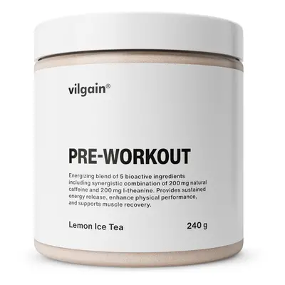 Vilgain Pre-Workout – citromos jegestea 240 g