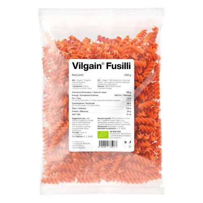 Vilgain BIO Fusilli tészta – lencse 250 g