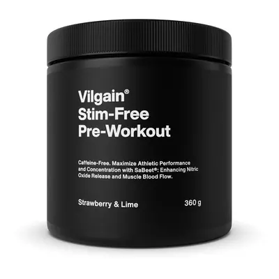 Vilgain Pre-Workout stimulánsok nélkül 2.0 – eper/lime 360 g