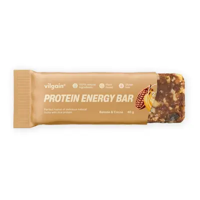 Vilgain Plant Protein Energy Bar – kakaó és banán 40 g