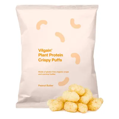 Vilgain Plant Protein Crispy Puffs BIO – földimogyoróvaj 50 g