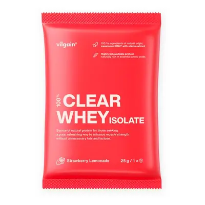 Vilgain Clear Whey Isolate – Eper limonádé 25 g