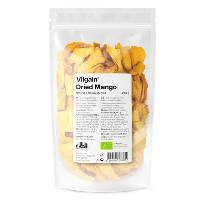 Vilgain BIO Aszalt mangó – 250 g