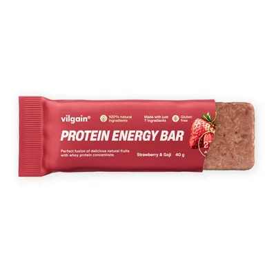 Vilgain Protein Energy Bar – Eper és goji 40 g