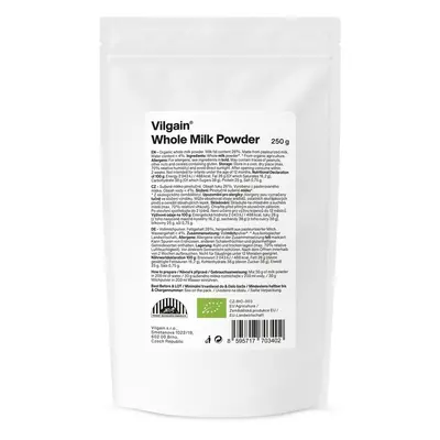 Vilgain BIO Zsíros tejpor – 250 g