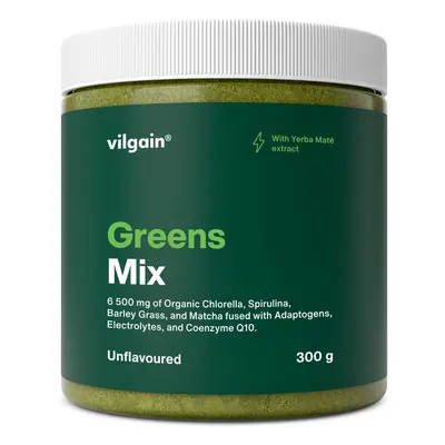 Vilgain Greens Mix – ízesítetlen yerba mate-val 300 g