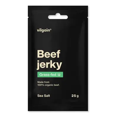 Vilgain Grass-Fed BIO Marhahús jerky – tengeri só 25 g