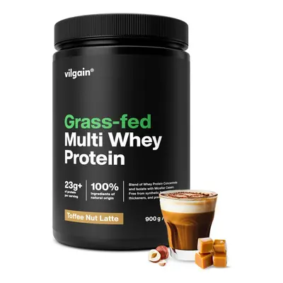 Vilgain Grass-Fed Multi Whey Protein – Toffee Nut Latte 900 g