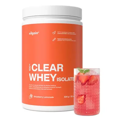 Vilgain Clear Whey Isolate – Eper limonádé 500 g