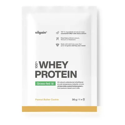 Vilgain Grass-Fed Whey Protein – Keksz földimogyoróvajjal 30 g