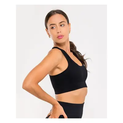 Vilgain Seamless Ribbed Racer Back Bra – XS/S black