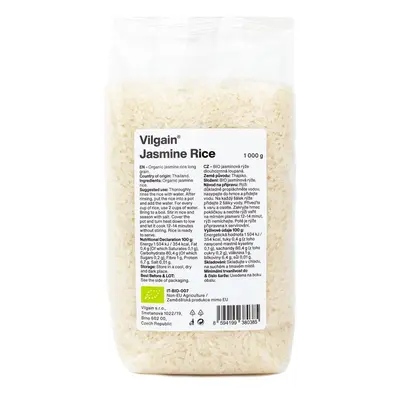 Vilgain BIO Jázmin rizs – 1000 g