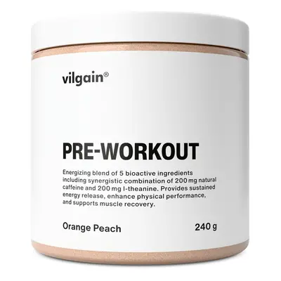 Vilgain Pre-Workout – Narancs őszibarackkal 240 g