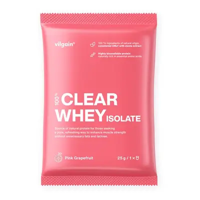 Vilgain Clear Whey Isolate – Pink grapefruit 25 g