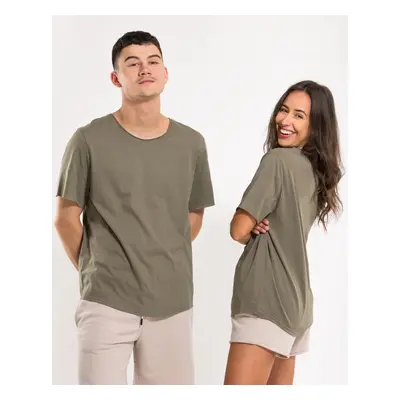 Vilgain Organic Raw Edge Tee – XS agávé