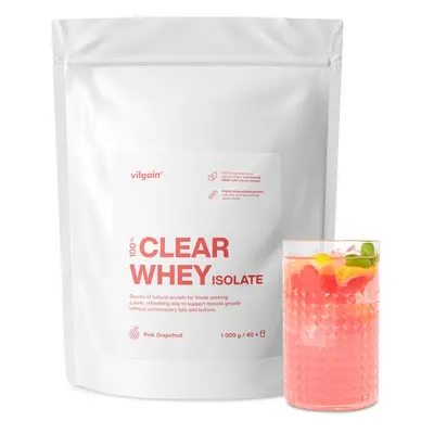 Vilgain Clear Whey Isolate – Pink grapefruit 1000 g