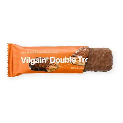 Vilgain Double Trouble Protein Bar – Földimogyoró sós karamellel 55 g