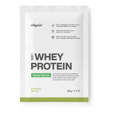 Vilgain Grass-Fed Whey Protein – pisztácia 30 g