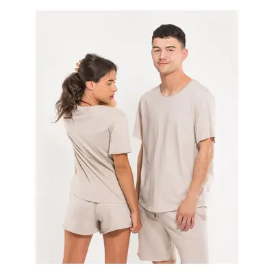 Vilgain Organic Raw Edge Tee – XS fog