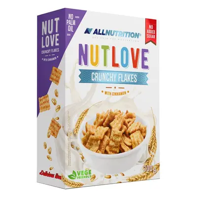 AllNutrition Nutlove crunchy flakes – fahéj 300 g