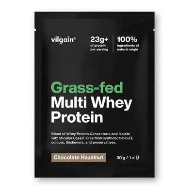 Vilgain Grass-Fed Multi Whey Protein – csokoládé és mogyoró 30 g