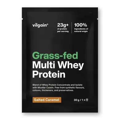 Vilgain Grass-Fed Multi Whey Protein – sós karamell 30 g