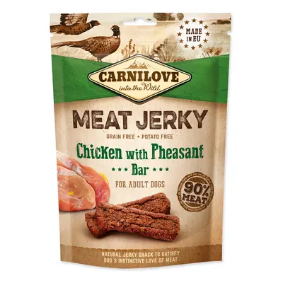 CARNILOVE JERKY SNACK CHICKEN WITH PHEASANT BAR 100G (294-111858)