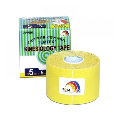 TEMTEX KINESIO TAPE CLASSIC, KINEZIOLOGIAI SZALAG SARGA 5CM X 5M