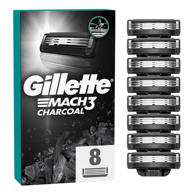 GILLETTE MACH3 CHARCOAL BOROTVAFEJ 8 DB