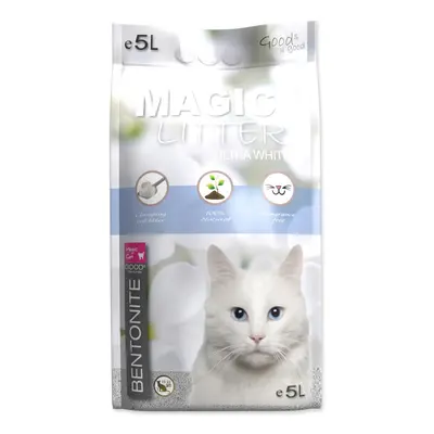 MAGIC CAT LITTER KOCKOLIT BENTONITE ULTRA WHITE (5L)