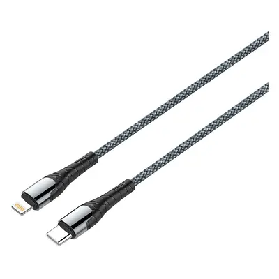 COLORWAY KABEL TYPE-C – APPLE LIGHTNING (PD FAST CHARGING) 3.0A 30W 1M, SZURKE (CW-CBPDCL033-GR)