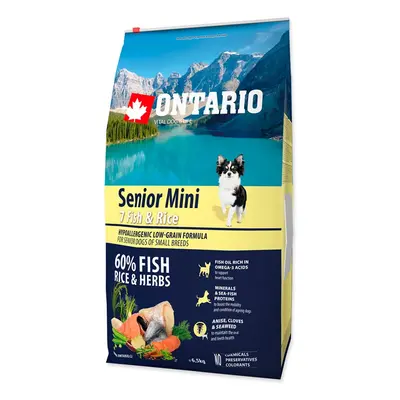 ONTARIO SENIOR MINI FISH AND RICE (6,5KG)