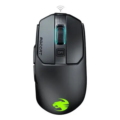 ROCCAT KAIN 200 AIMO VEZETEK NELKULI GAMER EGER, 2.4GHZ WIRELESS, 16000 DPI, RGB, FEKETE