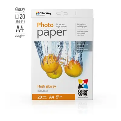 COLORWAY FOTOPAPIR CW MAGAS FENYU 230G/M2,20DB,A4 (PG230020A4)