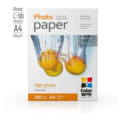 COLORWAY FOTOPAPIR CW MAGAS FENYU 230G/M2,100DB,A4 (PG230100A4)