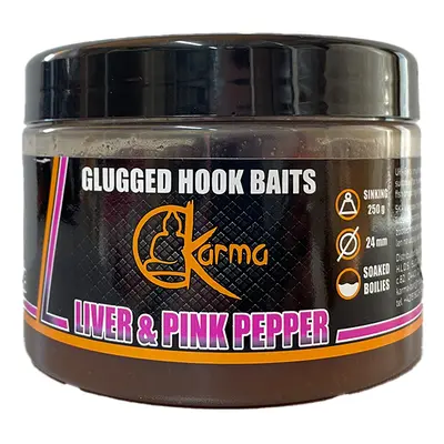 KARMA BAIT GLUGGED BOILIES LIVER&PINK PEPPER 20 MM 250GR