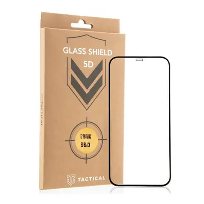 TACTICAL APPLE IPHONE 13 PRO MAX GLASS SHIELD, FEKETE 5D UVEG