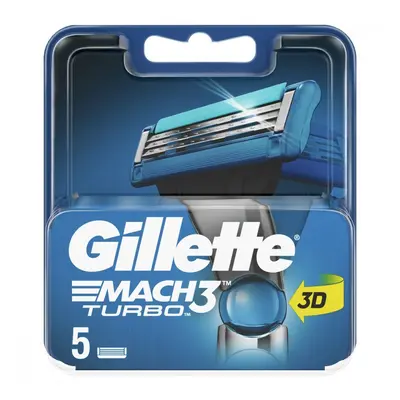 GILLETTE MACH3 TURBO CSEREFEJEK 5 DB