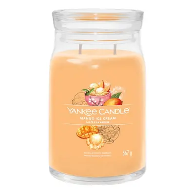 YANKEE CANDLE 1632326E MANGO ICE CREAM NAGY GYERTYA SIGNATURE 567G