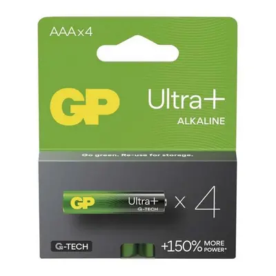 GP ULTRA PLUS LR03 ALKALI ELEM AAA, 4DB BLISZTER, B03114